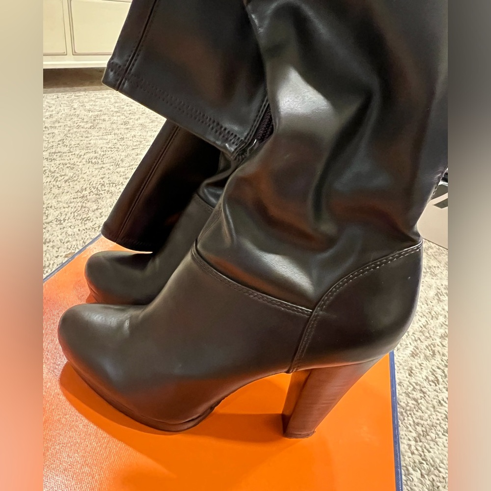 Mocha stretch calf Arturo Ching boots